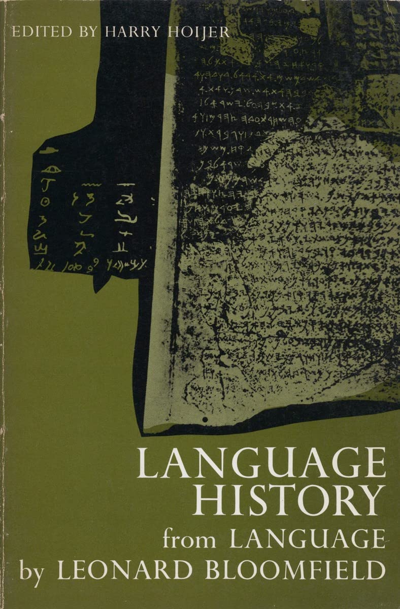 Language History; From Language (1933 Ed. )
