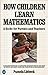 How Children Learn Mathematics