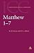 Matthew 1-7: Volume 1 (International Critical Commentary) by Davies, W. D., Allison, Dale C. (2004) Paperback
