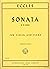 ECCLES - Sonata en Sol menor para Violin y Piano by Eccles