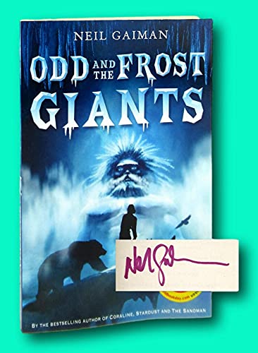 Vtg Neil Gaiman / Odd and the Frost Giants / Signed First Edition, 2008 [Paperback] Neil Gaiman; Mark Buckingham [illus