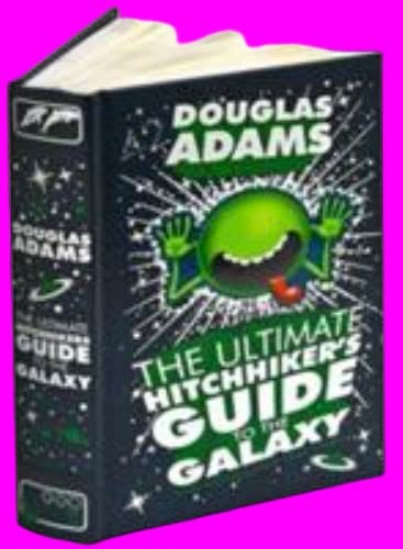 Collectible Deluxe THE ULTIMATE HITCHHIKER'S GUIDE to the GALAXY Leather Bound Collectible Ed.NEW [Hardcover] Douglas Adams