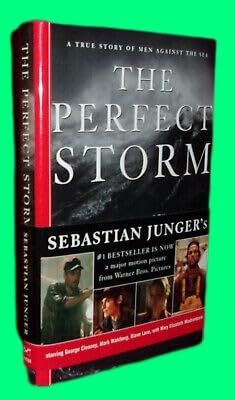 Collectible Sebastian Junger THE PERFECT STORM Film Tie-In Hardcover Edition SIGNED Fine dj