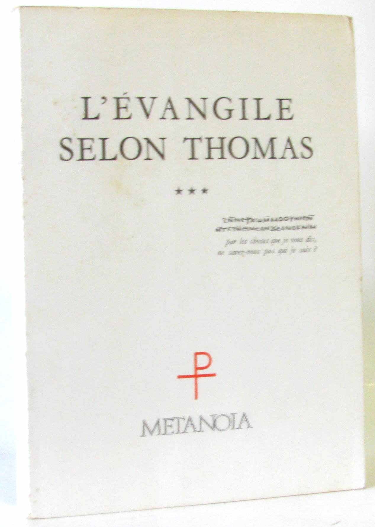 L'Évangile selon Thomas (French Edition)