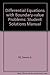 Differential Equations with Boundary-value Problems: Student Solutions Manual by Dennis G. Zill (1989-04-09)