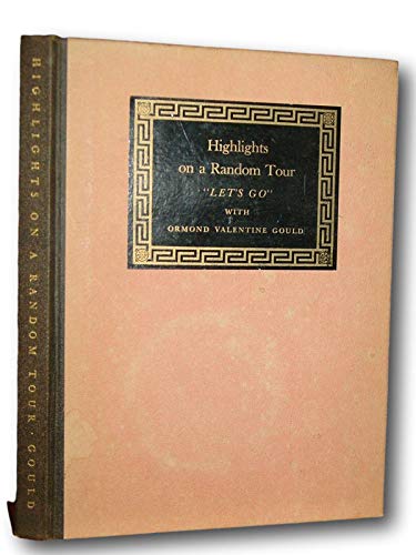 Rare 1932 Highlights on a Random Tour Through Europe, Hungary, Yugoslavia, Italy Rare [Hardcover] unknown (Hardcover)