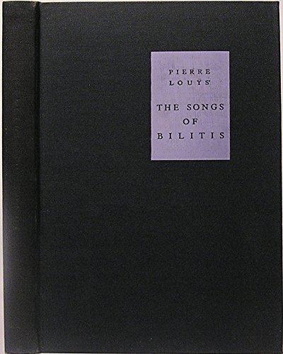 The Songs of Bilitis Signed Limited Edition
