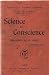 Science et conscience philosophie du XX° siecle