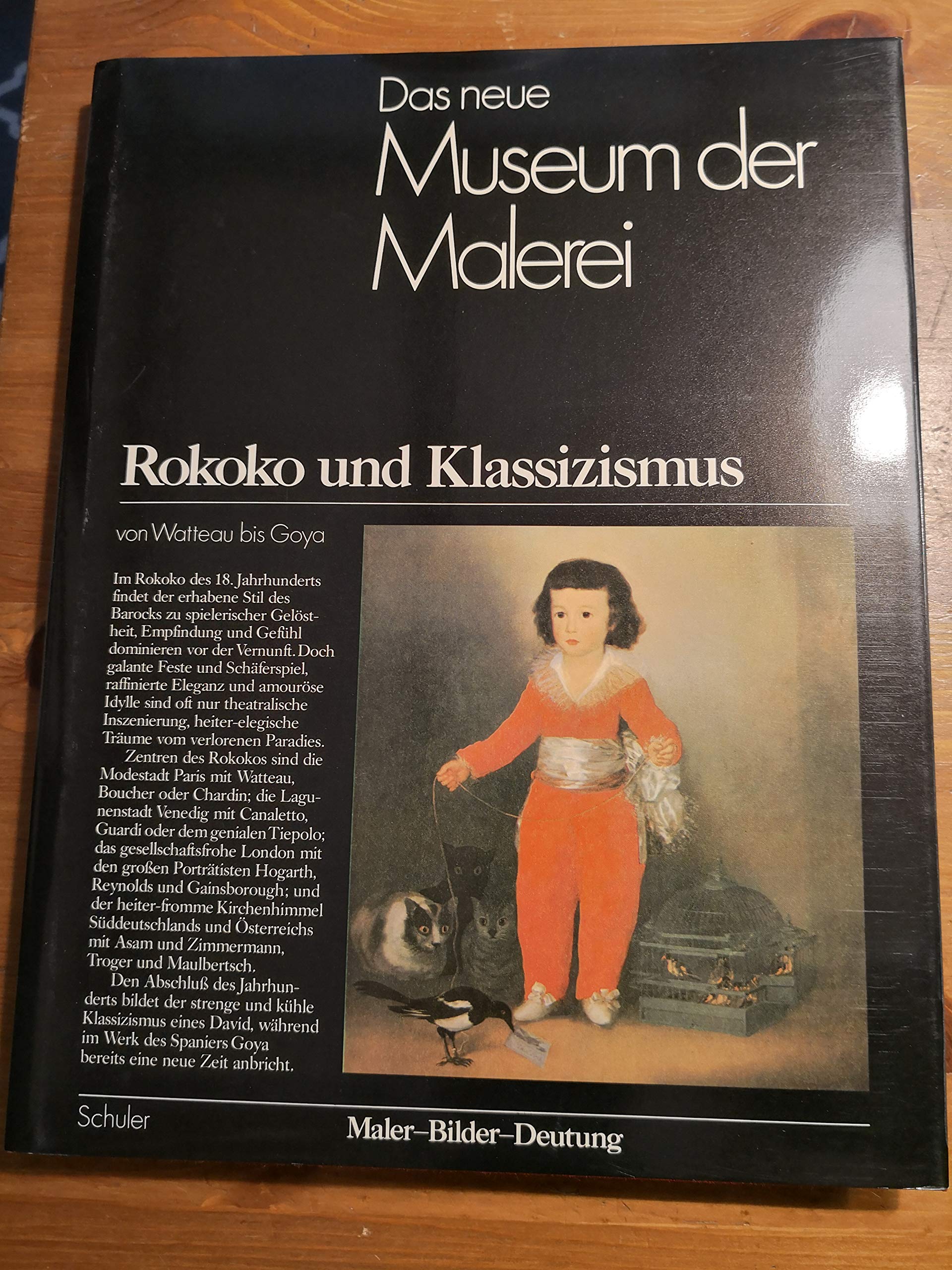 Das neue Museum der Malerei. Rokoko und Klassizismus. Maler- Bilder - Deutung. Von Watteau bis Goya (Hardcover)