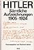 Sämtliche Aufzeichnungen: 1905-1924 (Quellen und Darstellungen zur Zeitgeschichte) (German Edition)