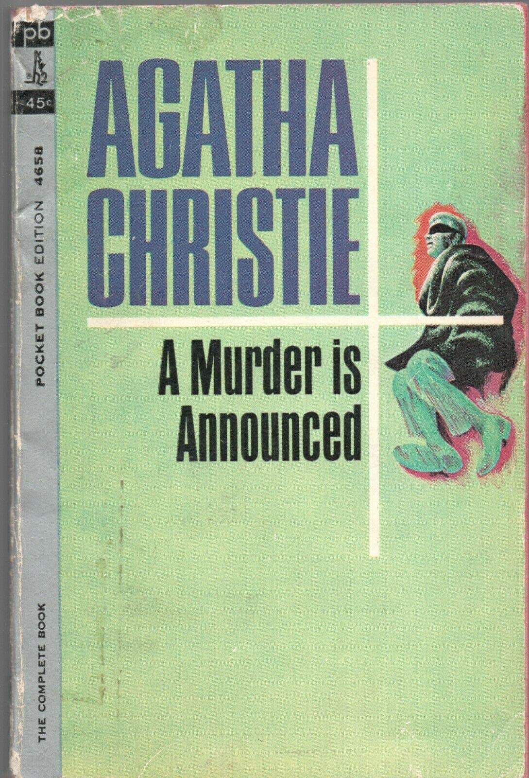 A MURDER IS ANNOUNCED by AGATHA CHRISTIE Pocket 1950 1964 3rd PB [Hardcover] Agatha Christie