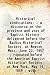 Historical vindications : a discourse on the province and uses of Baptist history, delivered before the Backus Historical Society, at Newton, Mass. June 23, 1857 ; repeated before the American Baptist