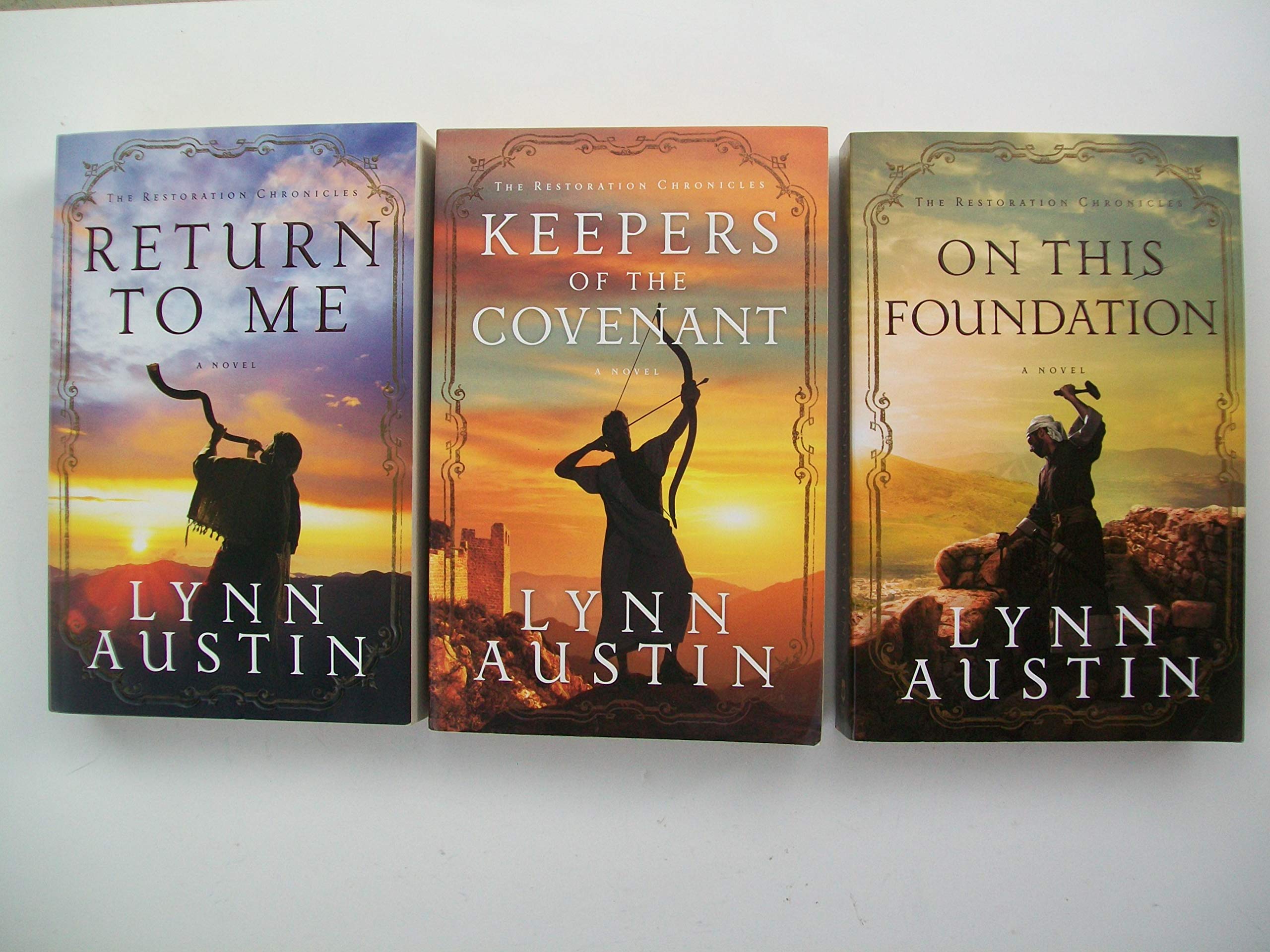 Restoration Chronicles Series (Set of 3) Return to Me, Keepers of the Covenant, On This Foundation