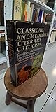 Classical and Medieval Literary Criticism: Translations and Interpretations Classical and Medieval Literary Criticism: Translations and Interpretations