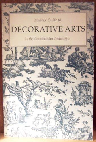 Finders' Guide to Decorative Arts in the Smithsonian Institution (Paperback)