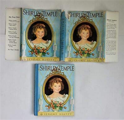 1935 antique SHIRLEY TEMPLE jerome beatty authorized edition saalfield pub HB DJ [Hardcover] Jerome Beatty (Hardcover)