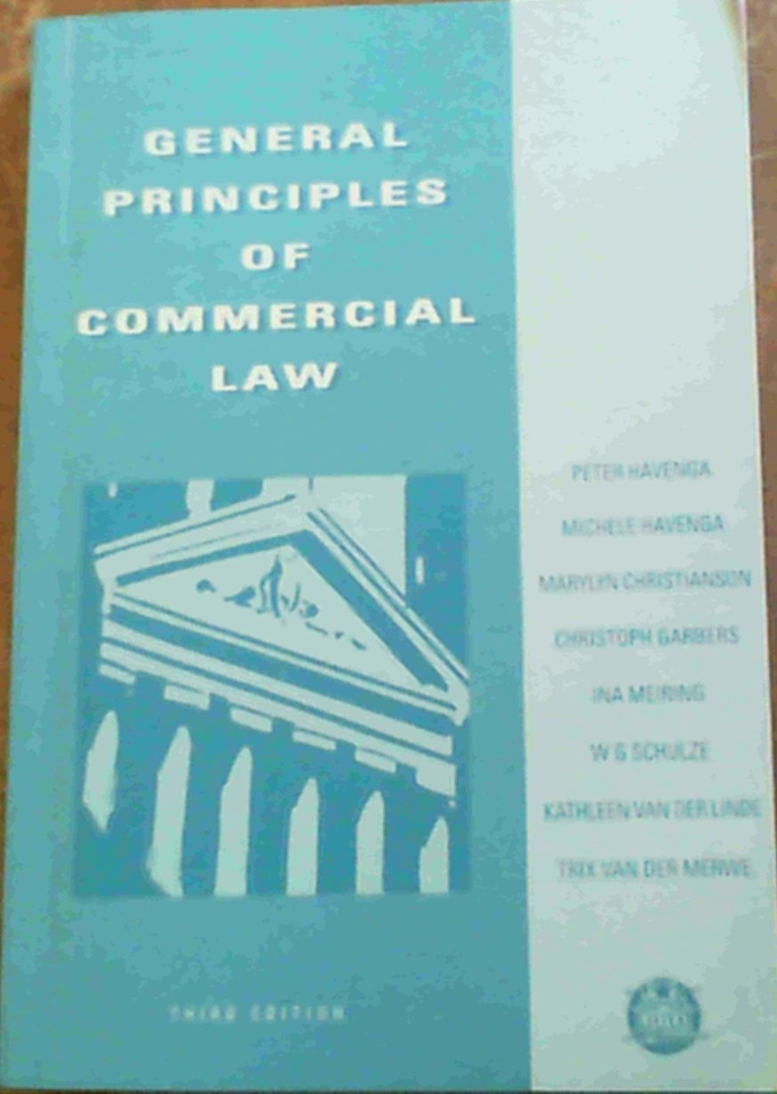 General Principles of Commercial Law (Paperback)