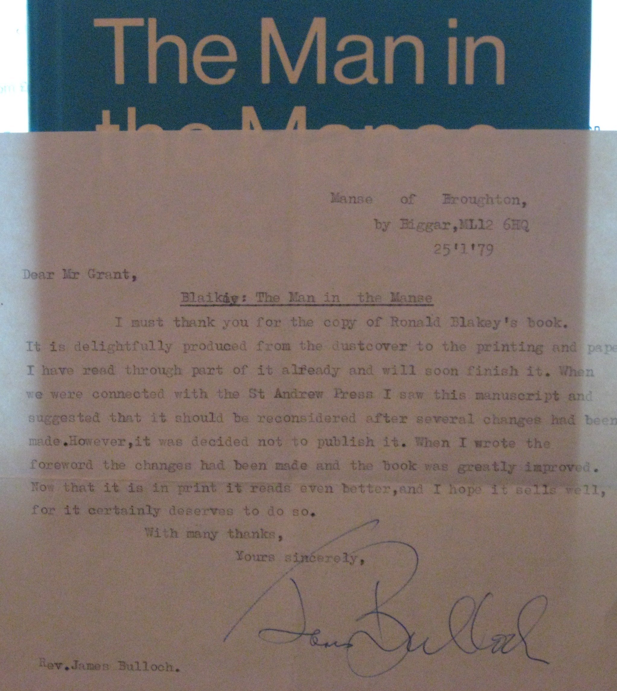 The man in the manse (Hardcover)