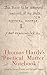 Thomas Hardy's 'Poetical Matter' Notebook by Thomas Hardy (2009-01-29)