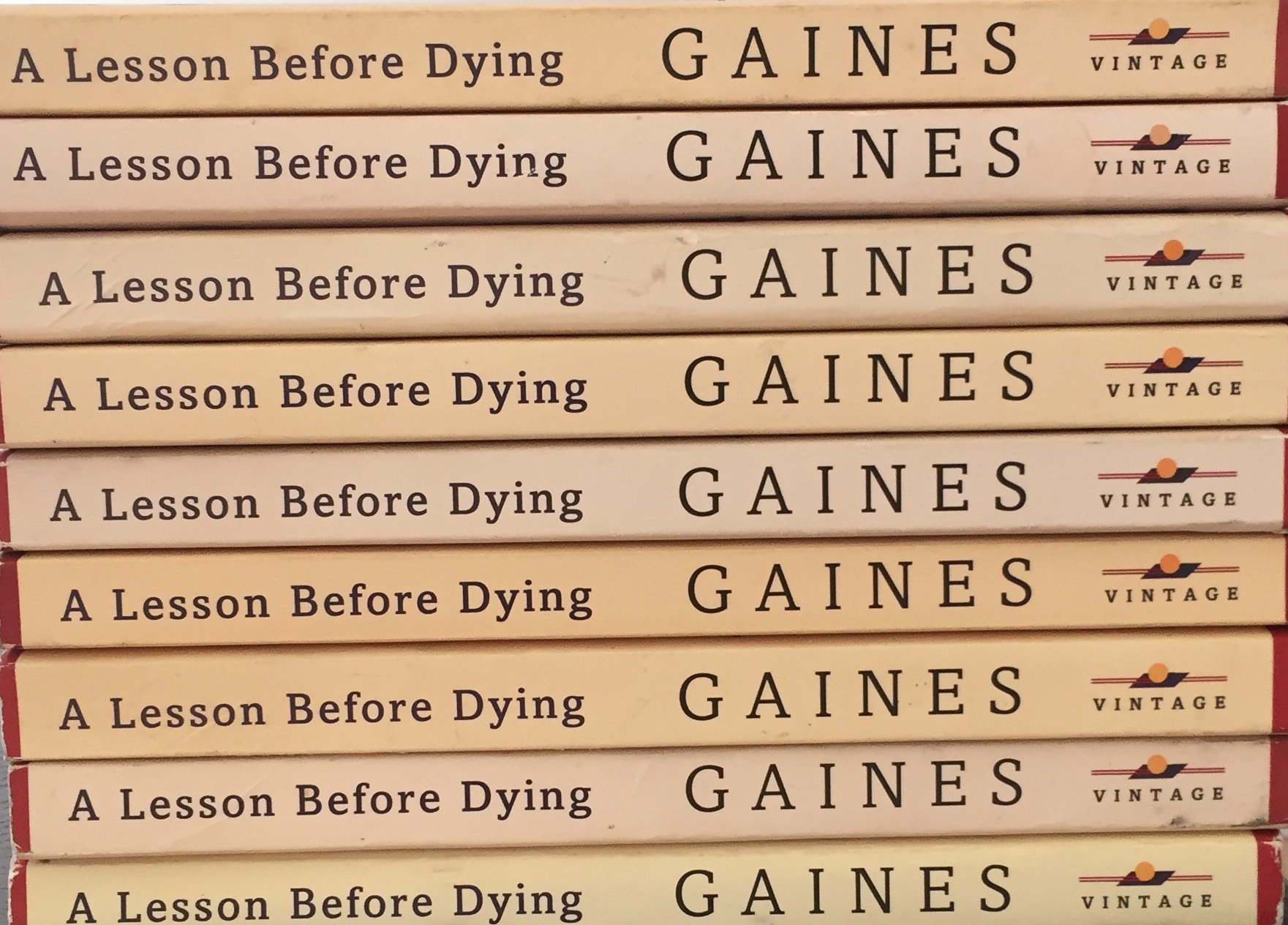 A Lesson Before Dying by Ernest J Gaines Class Reading Group Set of 10 Copies