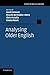 Analysing Older English (Studies in English Language) (2014-04-17)