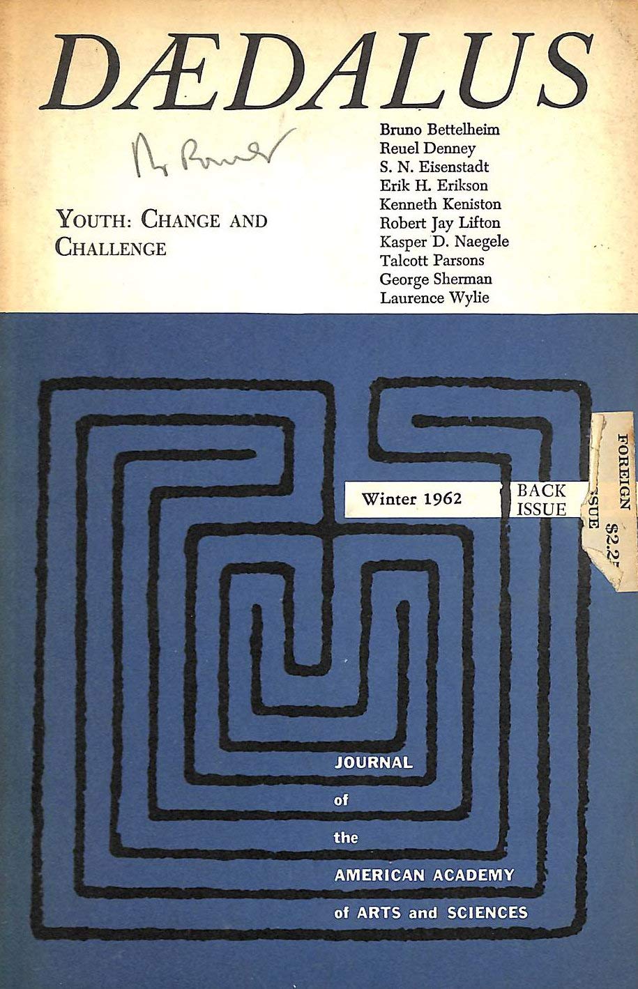 Daedalus Winter 1961 The Future Metropolis Volume 90 Number 1 (Paperback)