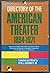 Directory of the American Theater, 1894-1971