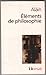 Éléments de philosophie