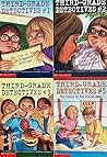 Third-Grade Detectives 4 Book Set : The Clue of the Left Handed Envelope, The Puzzle of the Pretty Pink Handkerchief, The Mystery of the Hairy Tomatoes & The Riddle of the Stolen Sand