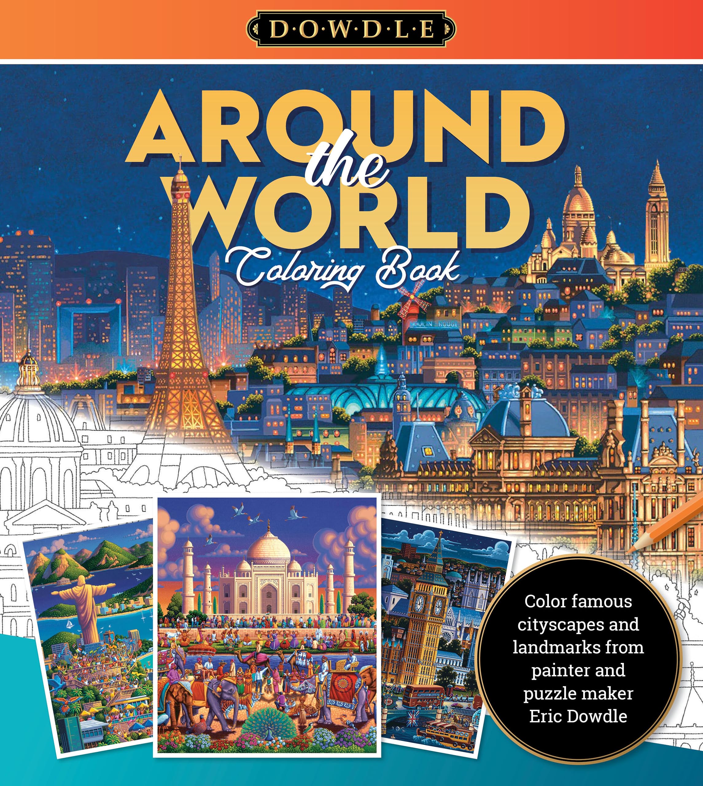 Around the World Coloring Book (Paperback)