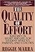 By Reggie Marra - The Quality of Effort by Reggie Marra