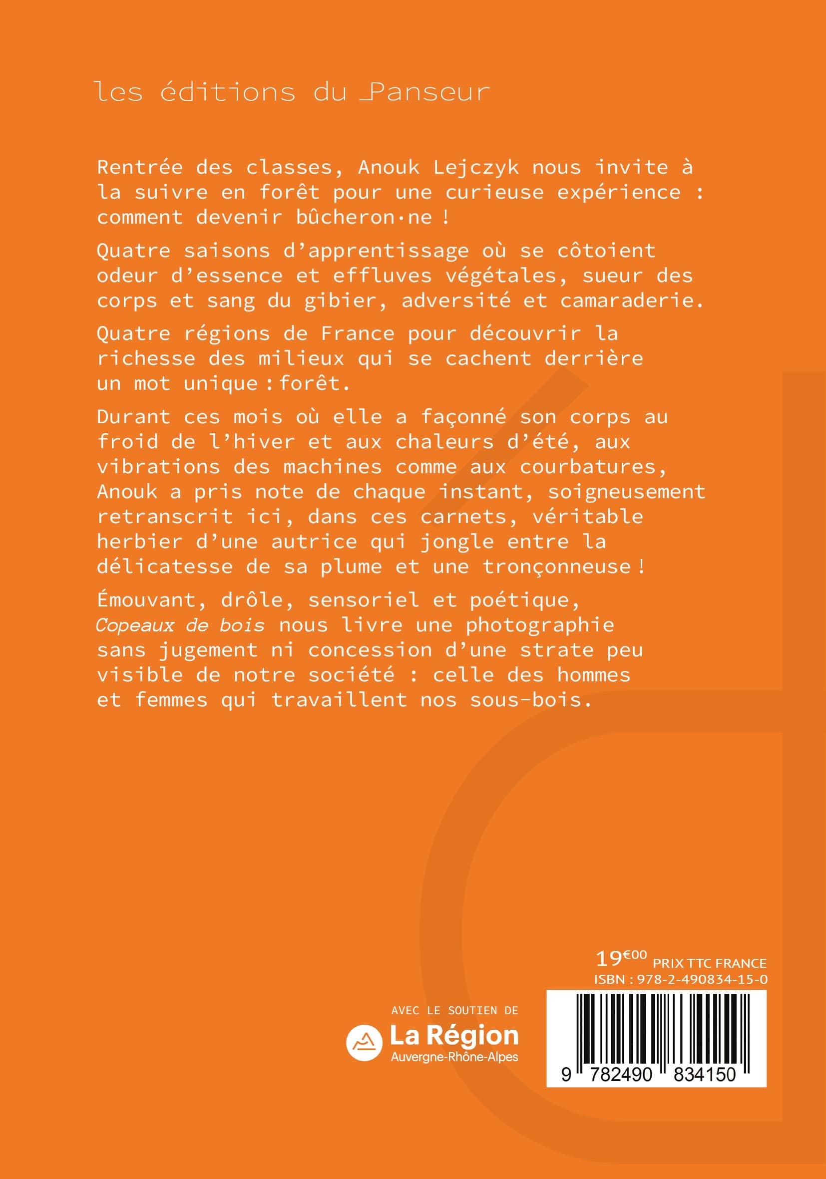 Copeaux de bois: Carnets d'une apprentie bucheronne (Paperback)