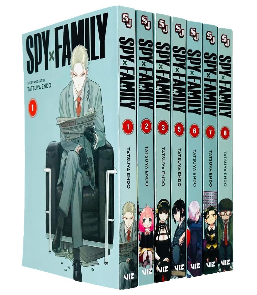 Spy x Family Volume (1, 2, 3, 5, 6, 7, 8) Collection 7 Books Set By Tatsuya Endo: