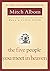 The Five People You Meet in Heaven by Mitch Albom by Mitch Albom