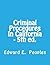 Criminal Procedures In California - 5th ed. by Peoples DPA, E... by Edward E. Peoples Criminal Procedures In California - 5th ed. by Peoples DPA, E... by Edward E. Peoples