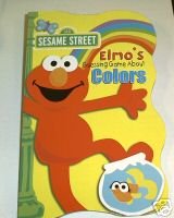 Sesame Street Elmo's Guessing Game About Colors (Board Book)