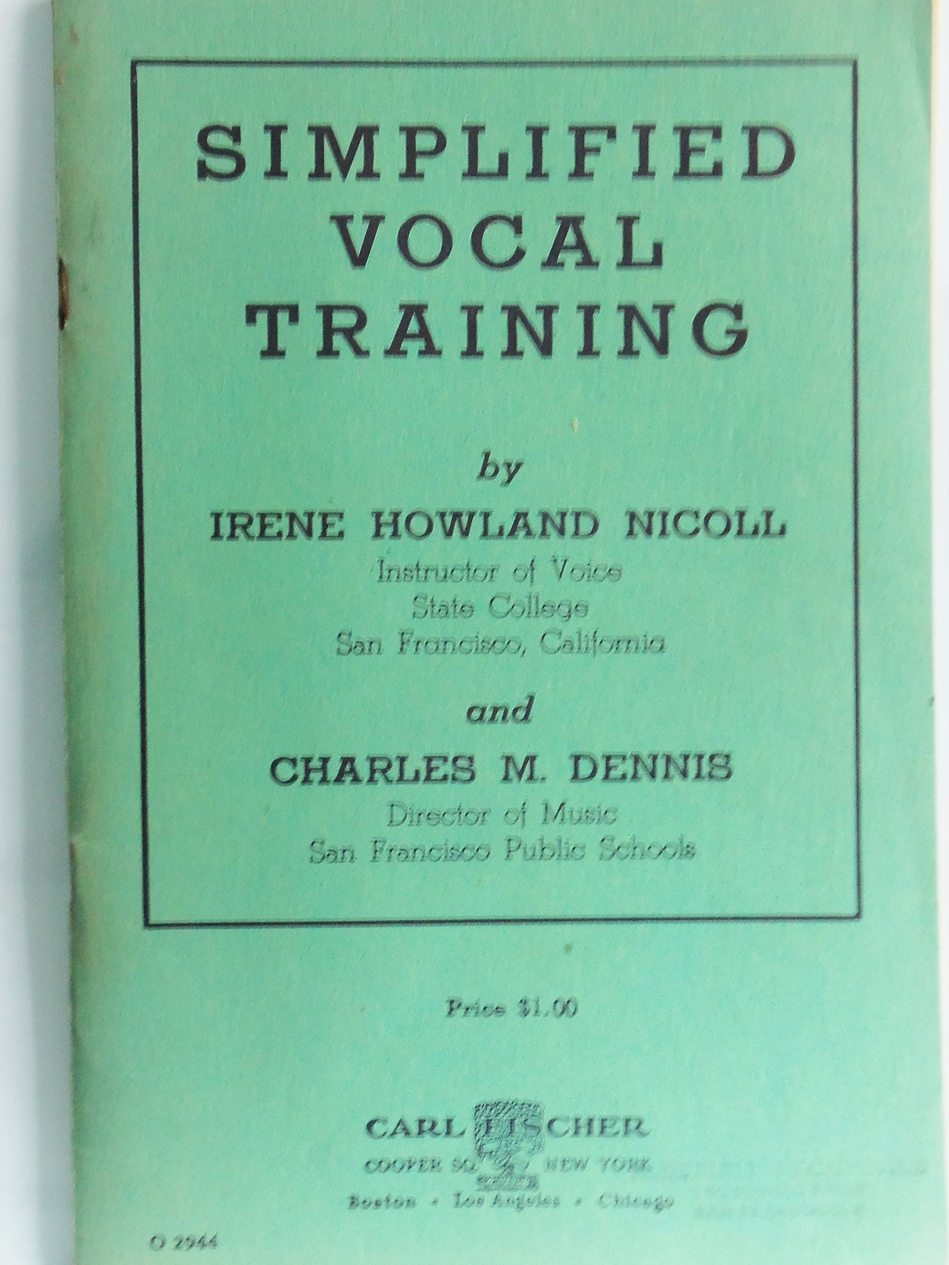Simplified Vocal Training (Paperback)