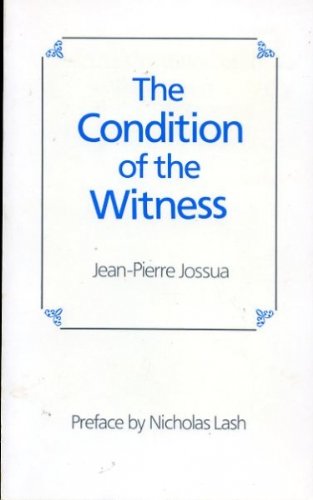 Condition of the Witness (Paperback)