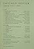 Chicago Review, Vol. 12, No...