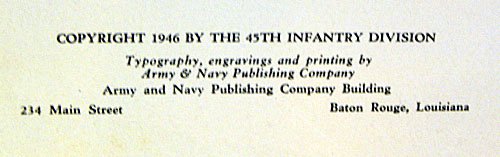 The fighting Forty-fifth. The combat report of an infantry division. (Unknown Binding)