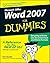 Word 2007 For Dummies by Dan Gookin(2015-04-28)