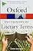 The Oxford Dictionary of Literary Terms by Chris Baldick
