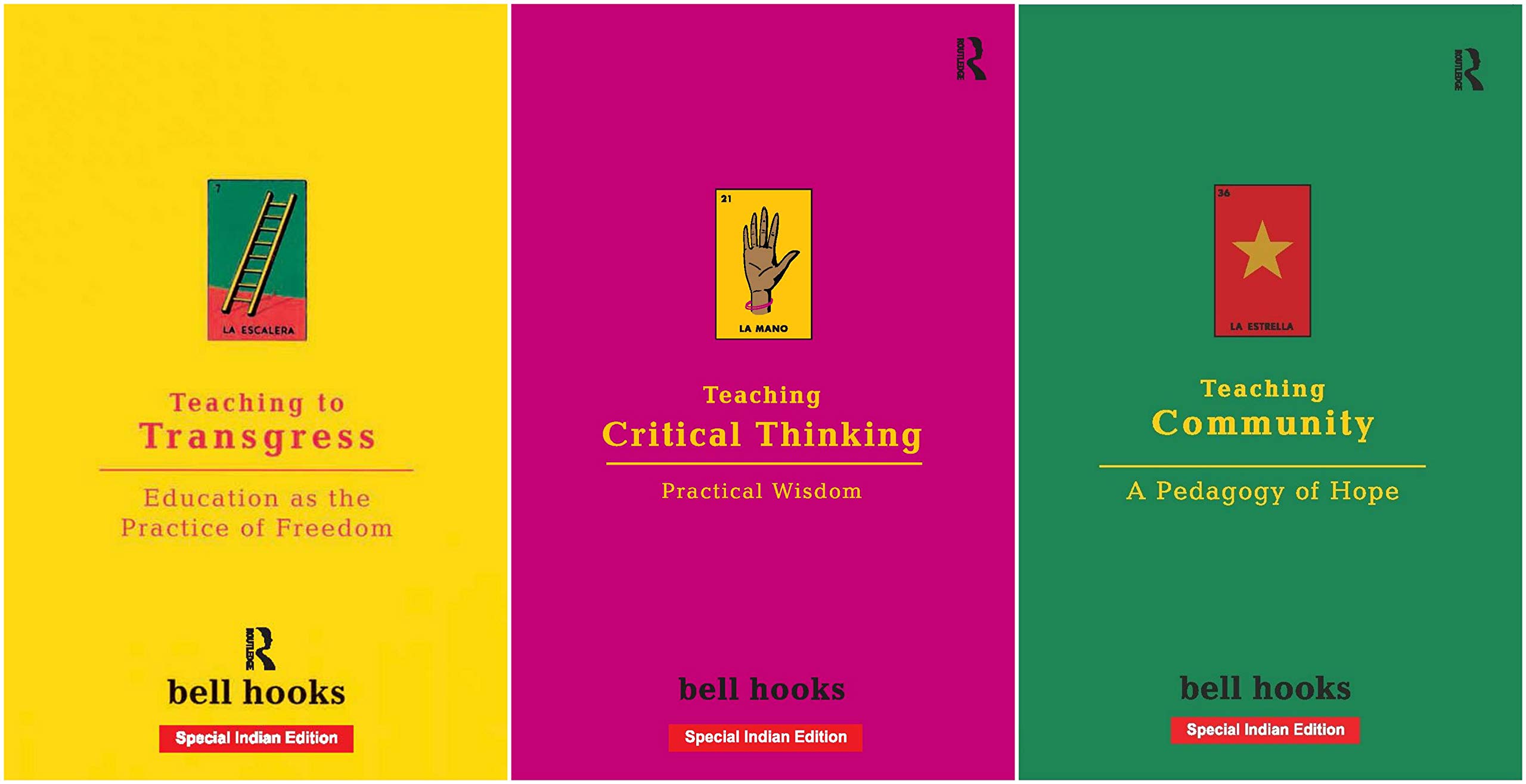 Teaching To Transgress + Teaching Critical Thinking + Teaching Community | Bell Hooks Teaching Trilogy 3-In-1 Combo (Set Of 3 Books)