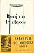 Bonjour Tristesse by Francoise Sagan by Françoise Sagan