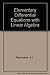 Elementary Differential Equations with Linear Algebra by Albert L. Rabenstein (1970-01-01) Hardcover