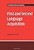 First and Second Language Acquisition: Parallels and Differences (Cambridge Textbooks in Linguistics) by Jürgen M. Meisel (2011-08-15)