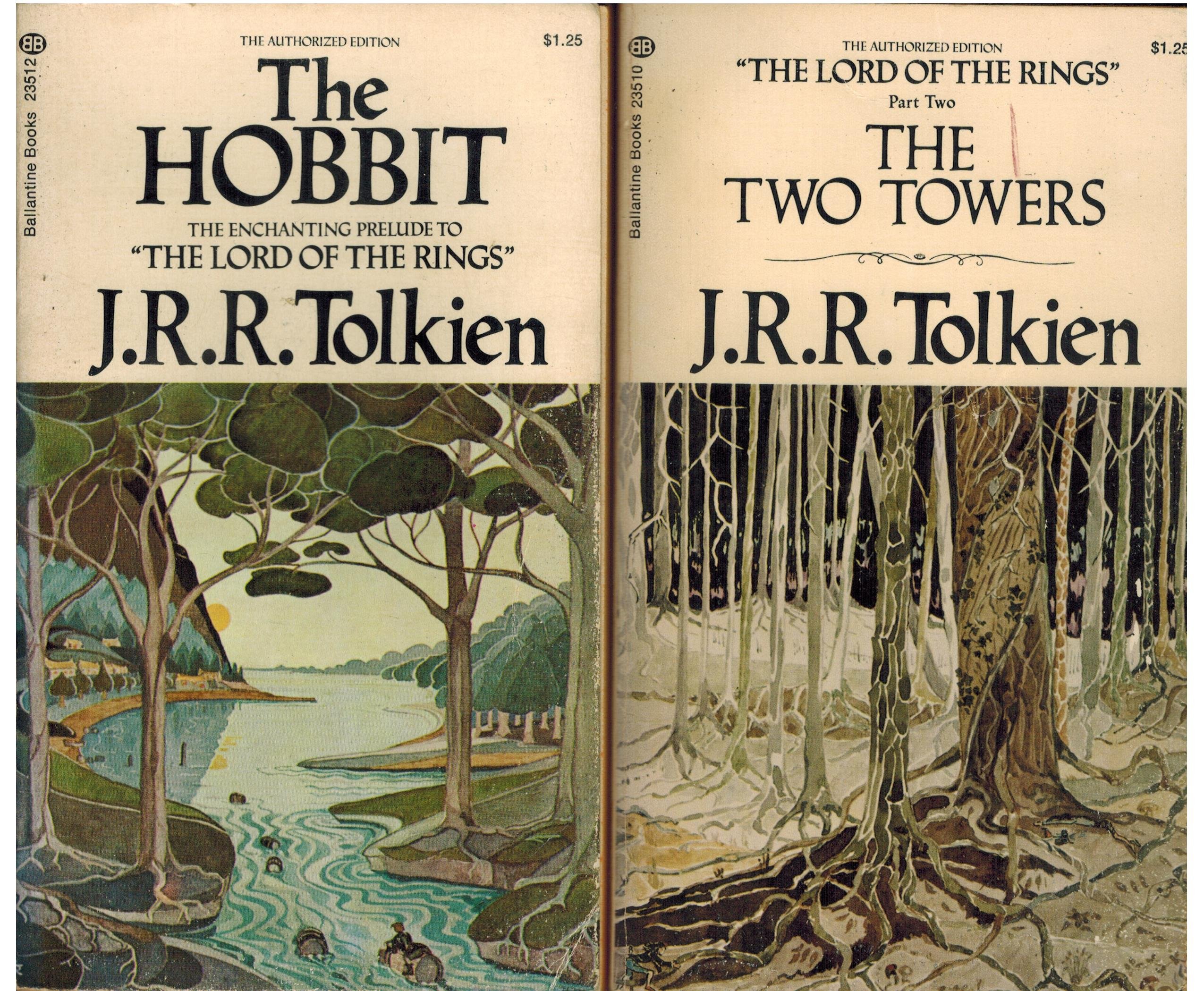 The Hobbit, The Fellowship of the Ring, The Two Towers, The Return of the King