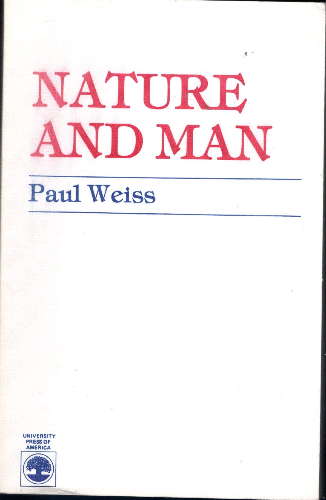 Nature and Man (Paperback)
