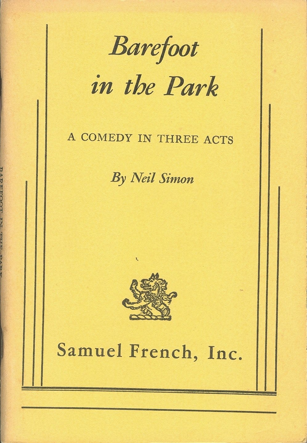 Barefoot in the Park: A Comedy in Three Acts