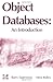 Object Databases: An Introduction by Barry Eaglestone (1-Nov-1997) Paperback